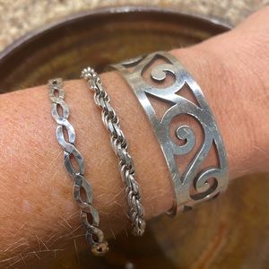 James Avery Scroll Cuff Bracelet